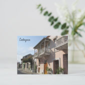 cartagena straten briefkaart (Staand voorkant)