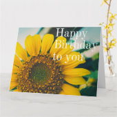 Cartão de Aniversário Girassol Kaart (Gele Bloem)