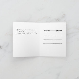 Cartão de Festividades Folha Dupla casamento Feestdagen Kaart