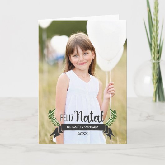 Cartão DE Natal Elegante Feestdagen Kaart (Voorkant)