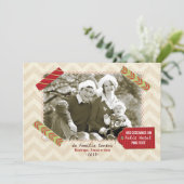 Cartão de Natal foto Feestdagenkaart (Staand voorkant)