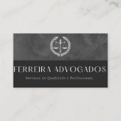 Cartão de visita advogado visitekaartje (Voorkant)