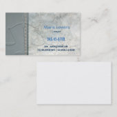 Cartão de visita advogado. visitekaartje (Voorkant / Achterkant)