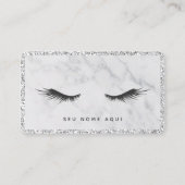 Cartão de Visita - Designer de Cílios - Maquiadora Visitekaartje (Voorkant)
