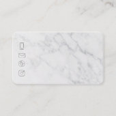 Cartão de Visita - Designer de Cílios - Maquiadora Visitekaartje (Achterkant)