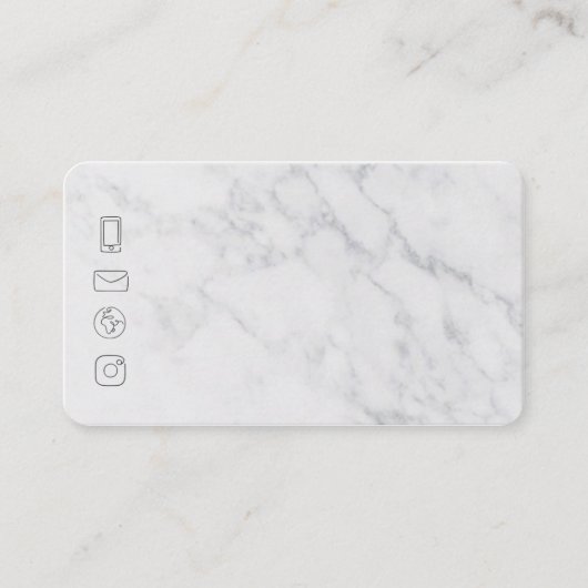 Cartão de Visita - Designer de Cílios - Maquiadora Visitekaartje (Achterkant)