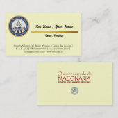 Cartão de Visita Editável da CARN Brasil Visitekaartje (Voorkant / Achterkant)