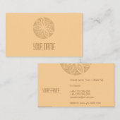 Cartão de visita Padrão 8,9 x 5,1 cm Visitekaartje (Voorkant / Achterkant)