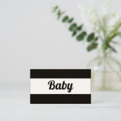 Cartão de visita para escritorio visitekaartje (Staand voorkant)