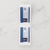 Cartão de Visita Personalizado Klantenkaartje (Binnenkant ongevouwen)