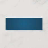 Cartão de visita professor particular mini visitekaartje (Achterkant)