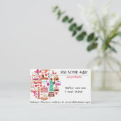 Cartão de visita visitekaartje (Staand voorkant)