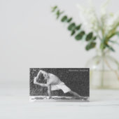 Cartão de visitas personal trainer visitekaartje (Staand voorkant)