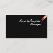 Cartão de visitas Unhas e Esmalte Visitekaartje (Achterkant)