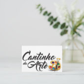 cartao de visitas visitekaartje (Staand voorkant)