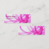 Cartão Fino Light Rosa Mini Visitekaartje (Voorkant / Achterkant)