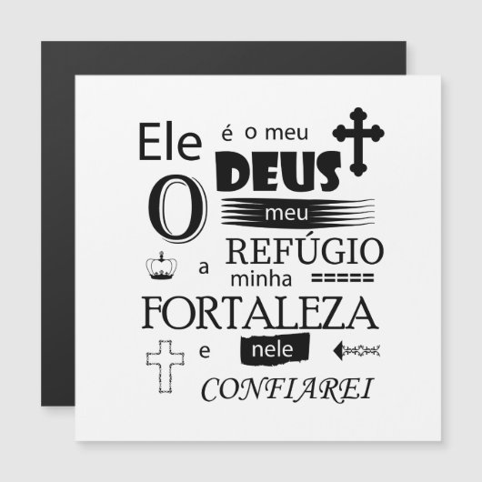 Cartão magnetico (Voorkant / Achterkant)