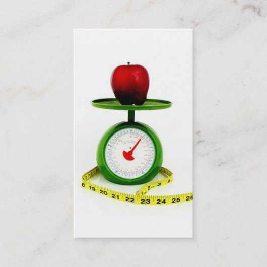 Cartão Nutriionista 10 Visitekaartje (Voorkant)