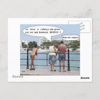 Cartão Postal com Imagens no verso e reverso Briefkaart