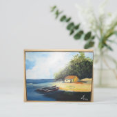 Cartão Postal com Imagens no verso e reverso Briefkaart (Staand voorkant)