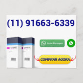 Cartão Postal Comprar Misoprostol NOVO NUMERO(11) Briefkaart (Voorkant)
