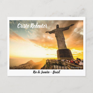 Cartão Postal Cristo Redentor - Rio de Janeiro Briefkaart