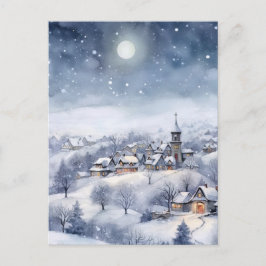 Cartão Postal de Natal Winter Wonderland Briefkaart