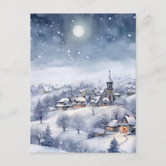 Cartão Postal de Natal Winter Wonderland Briefkaart