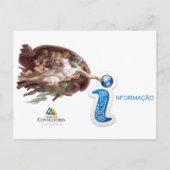 Cartão Postal deus da Biblioteconomia Briefkaart (Voorkant)