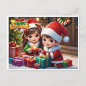 Cartão Postal Feliz Natal Feestdagenkaart (Voorkant)