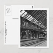 Cartão Postal - Interior da Estação da Luz (Nº4) Briefkaart (Voorkant / Achterkant)