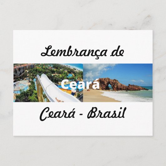 Cartão postal lembrança de Ceará Briefkaart (Voorkant)
