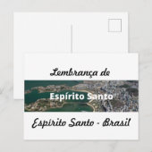 Cartão postal lembrança de Espírito Santo Briefkaart (Voorkant / Achterkant)