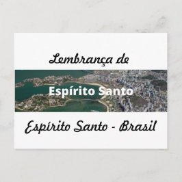 Cartão postal lembrança de Espírito Santo Briefkaart