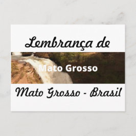 Cartão postal lembrança de Mato Grosso Briefkaart
