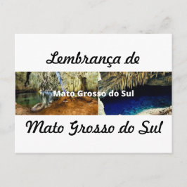 Cartão postal lembrança de Mato Grosso do Sul Briefkaart