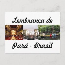 Cartão postal lembrança do Pará Briefkaart