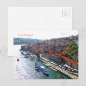 Cartão Postal "Porto, Portugal" Briefkaart (Voorkant / Achterkant)