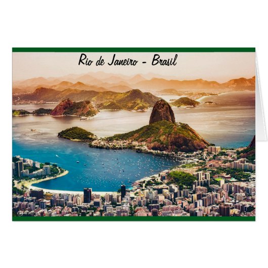 Cartão Postal Rio de Janeiro (Voorkant Horizontaal)