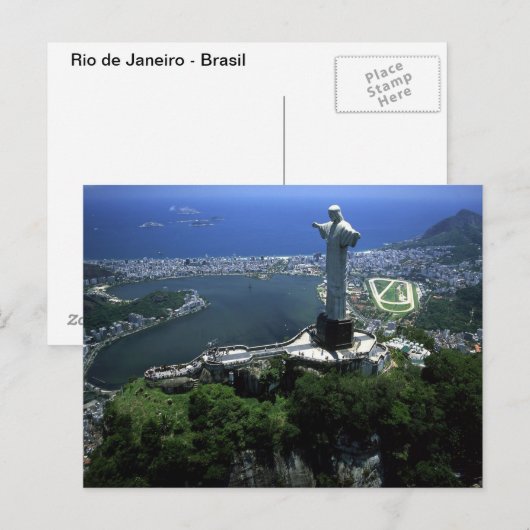 CARTÃO POSTAL RIO DE JANEIRO BRASIL BRIEFKAART (Voorkant / Achterkant)