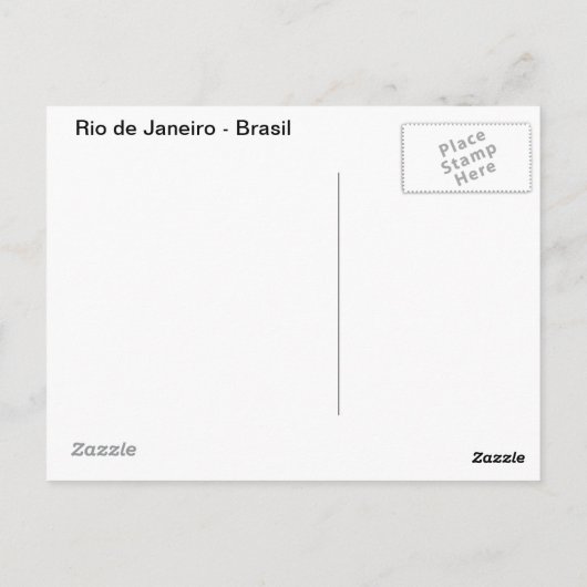 CARTÃO POSTAL RIO DE JANEIRO BRASIL BRIEFKAART (Achterkant)