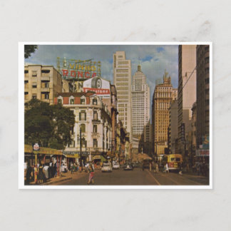 cartao postal sao paulo antiga 1940 feestdagenkaart