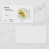 Cartão Prato Visitekaartje (Voorkant / Achterkant)