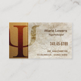 cartão visita psicóloga visitekaartje