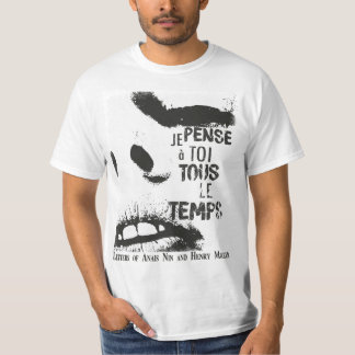 Cartas Anais Nin/Henry Miller T-shirt