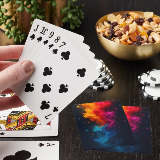 Cartas de fuego multicolor pokerkaarten (Insitu)