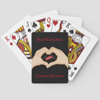Cartas de póquer clásicas I love Lanzarote Pokerkaarten