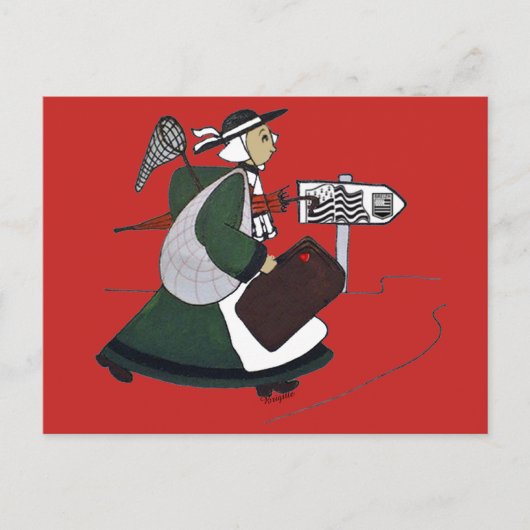 carte bécassine breton briefkaart (Voorkant)