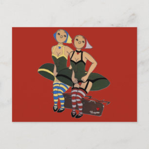 carte becassine maryline briefkaart