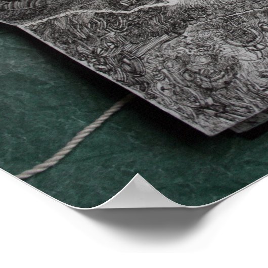 Carte Blanche pour un Stylo en bout de Course P Poster (Hoek)